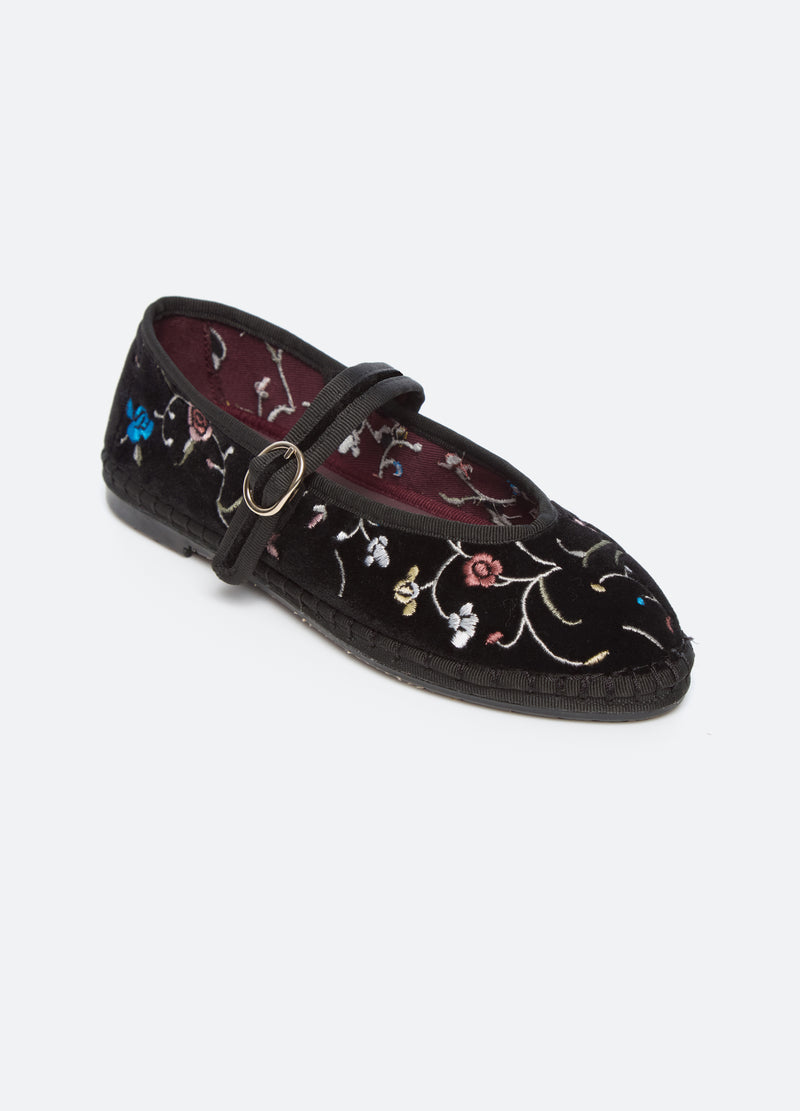 black-priscilla mary jane shoe-three quarter view - 3