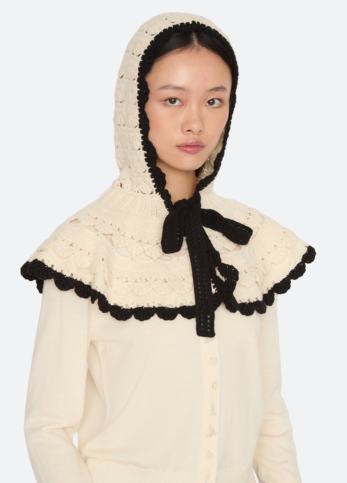 cream-noel balaclava-front view