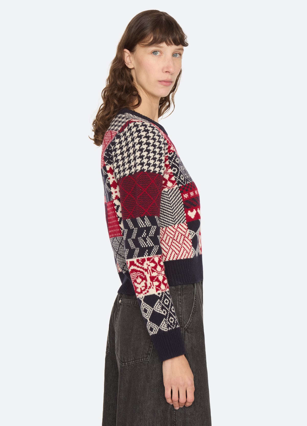 multi-hollie sweater-side view - 4
