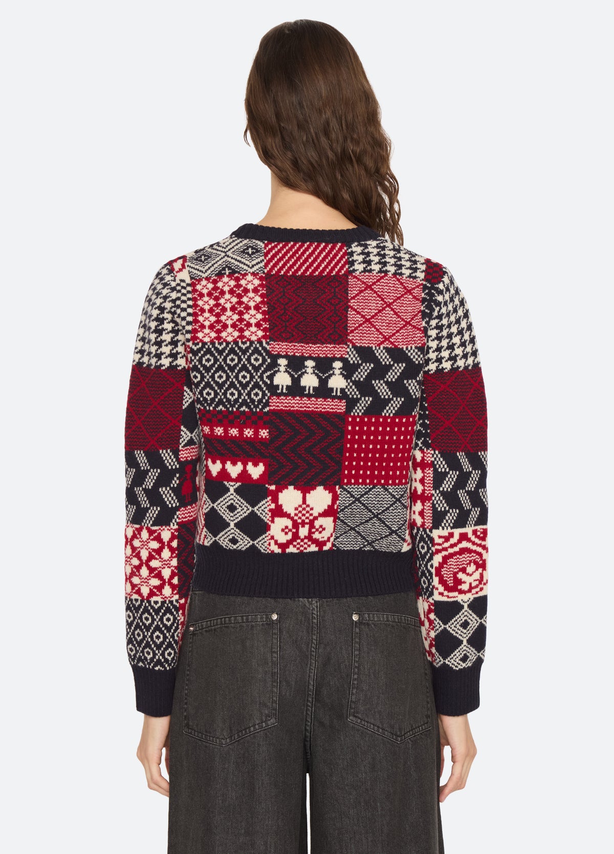 multi-hollie sweater-back view - 3