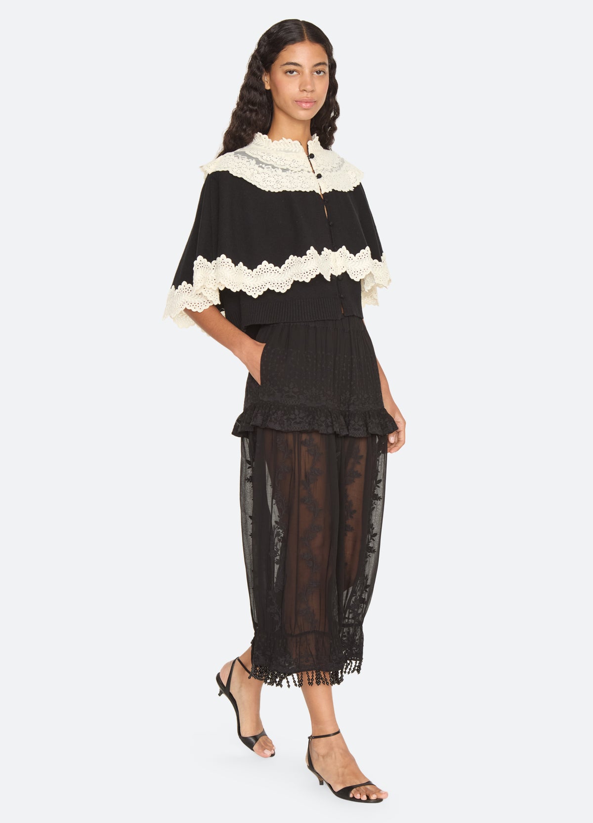 black-gertrude pants-full body view - 11