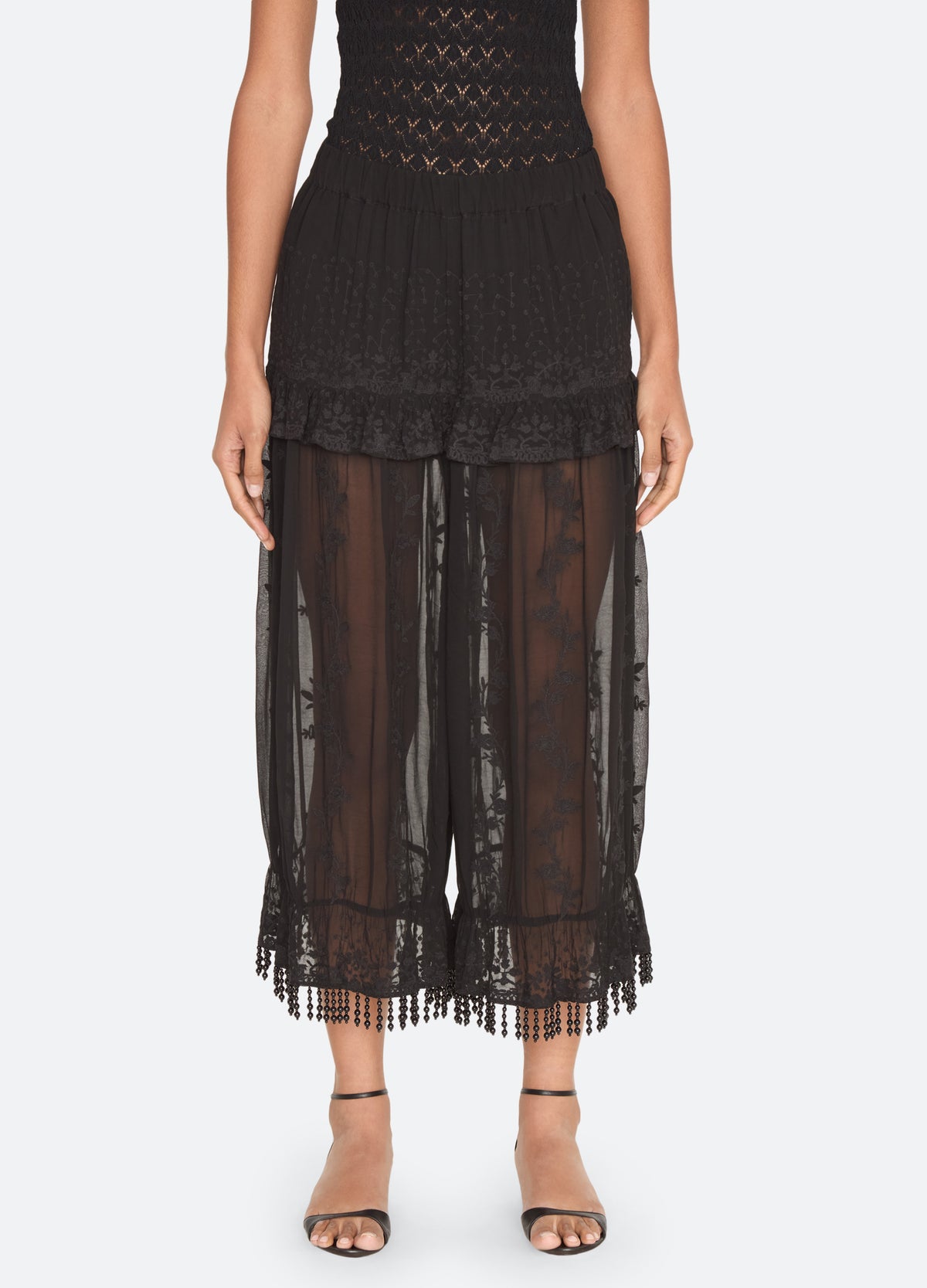 black-gertrude pants-front view - 8