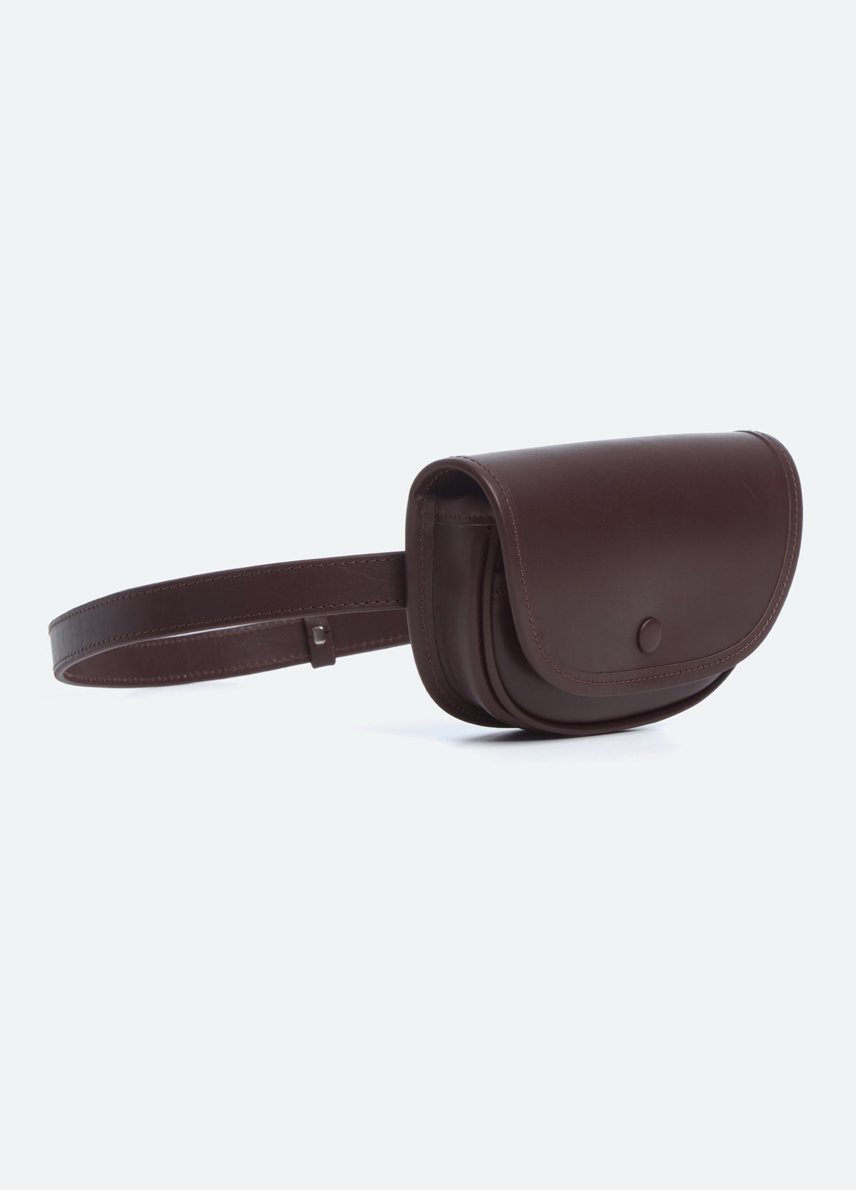 brown-alexi belt bag-three quarter view - 7
