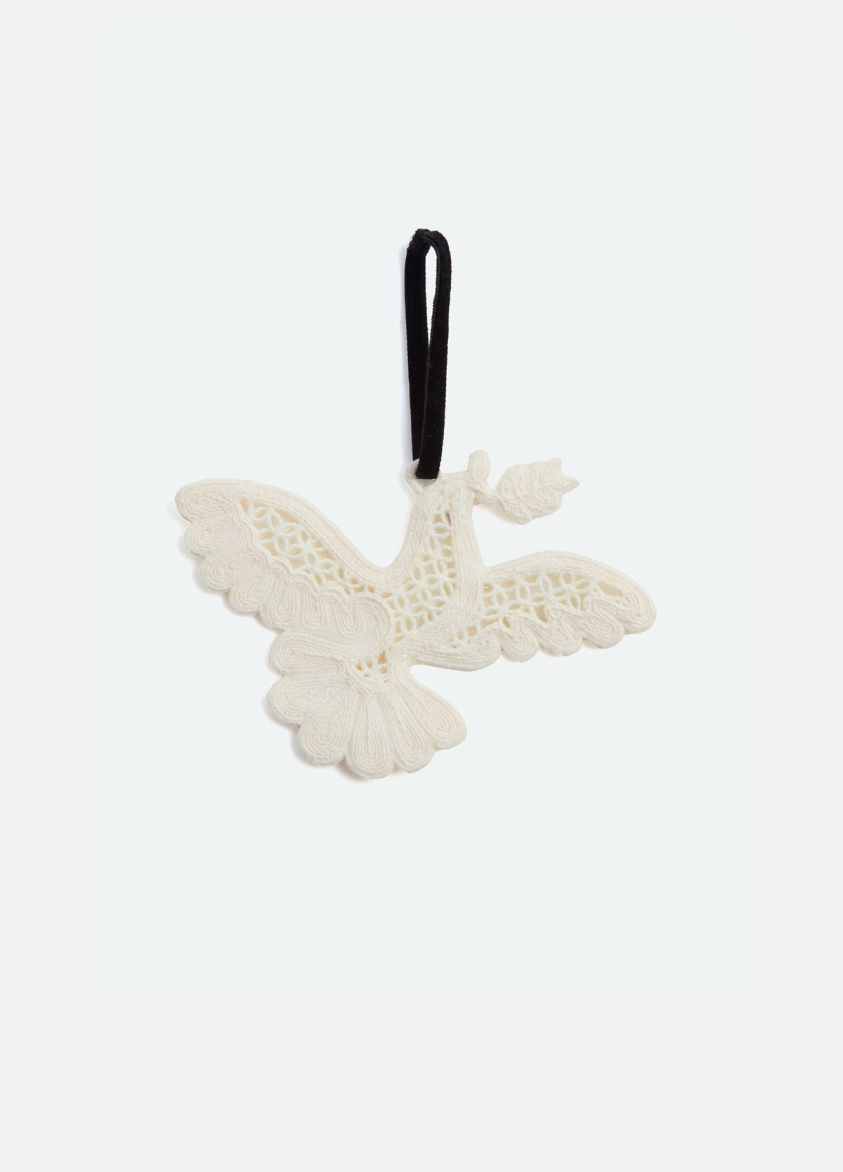 cream-mika ornament-front view - 2