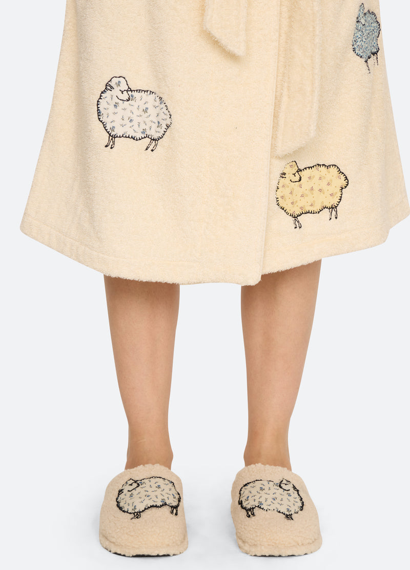 cream-sebastian slippers-front view - 2