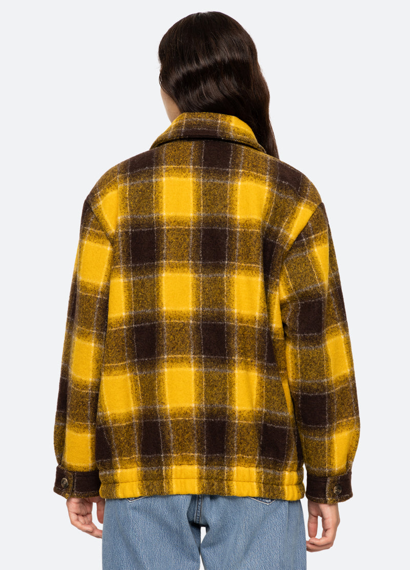 yellow-amber jacket-back view - 3