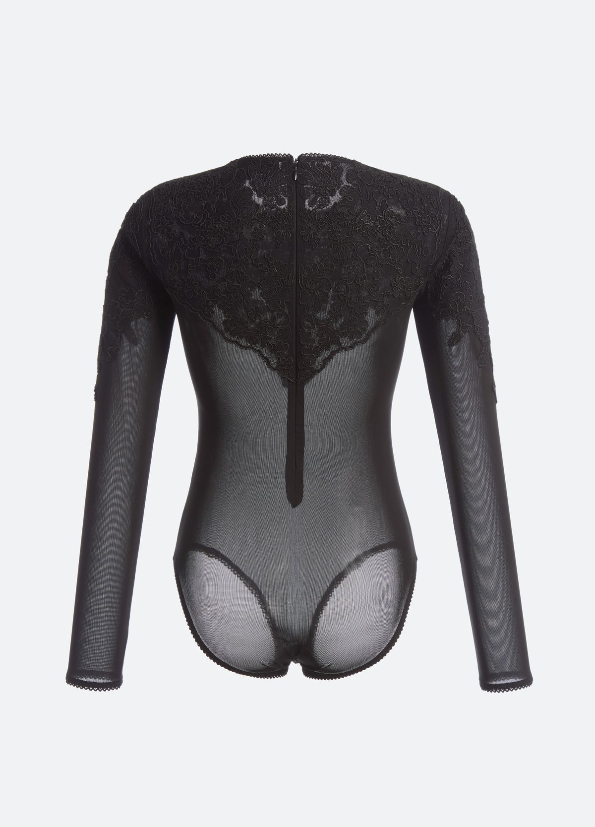 black-kirra bodysuit-back view - 8