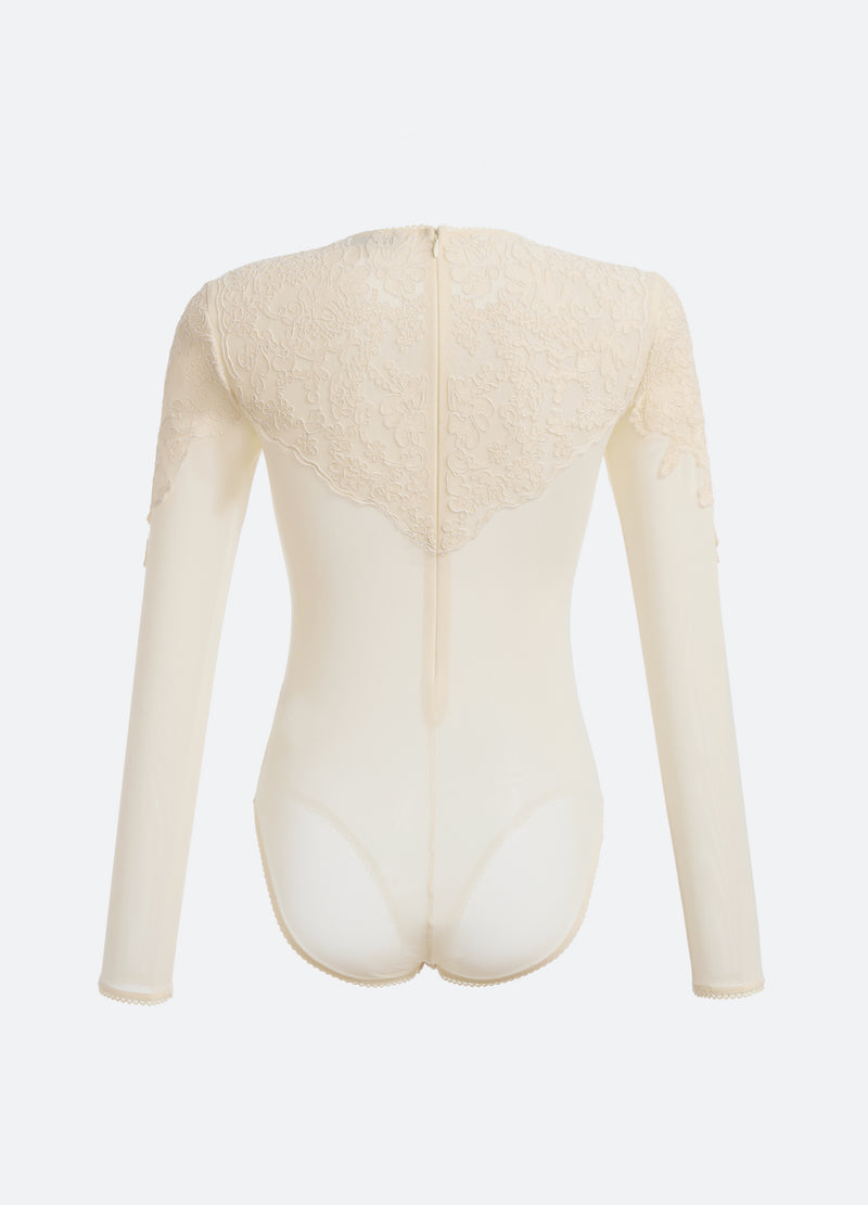 cream-kirra bodysuit-back view - 16