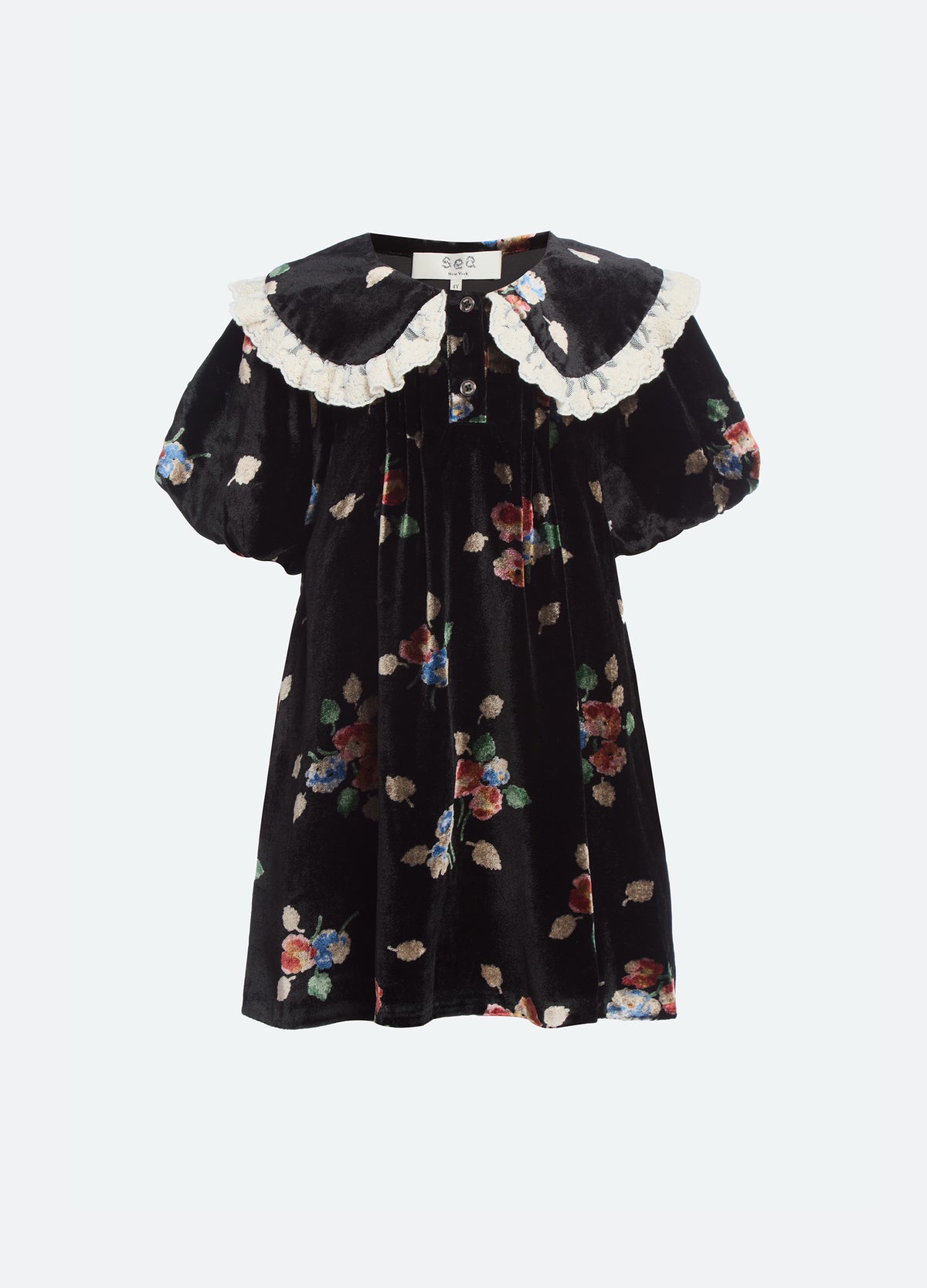 black-leda kids dress-front view