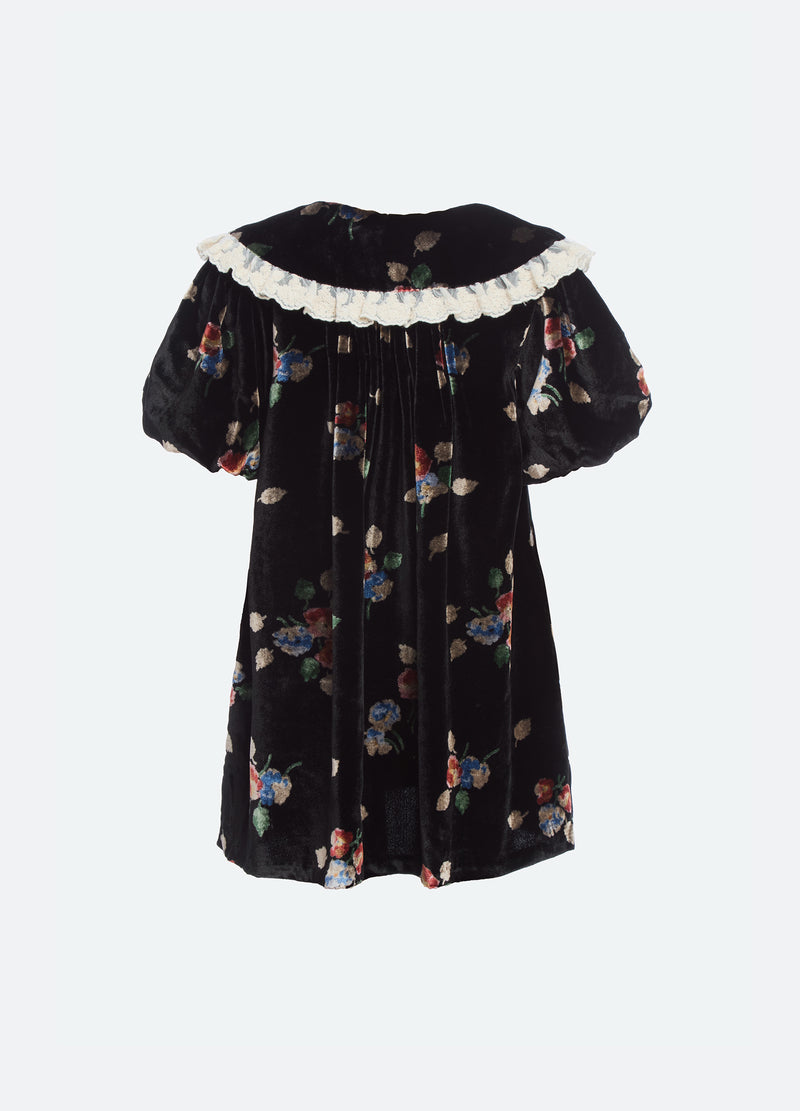 black-leda kids dress-back view - 2