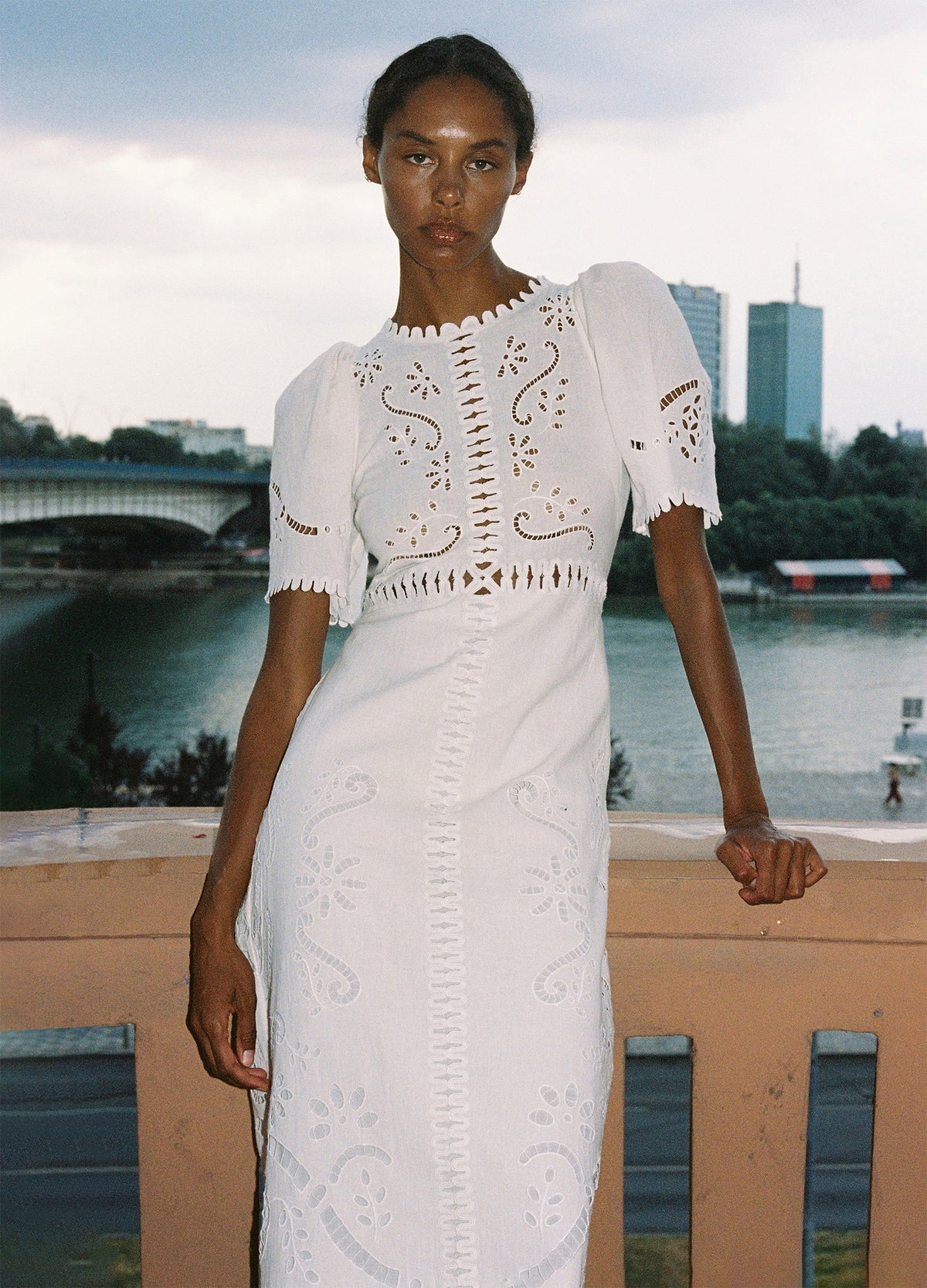 white-liat s/s dress-editorial view - 2