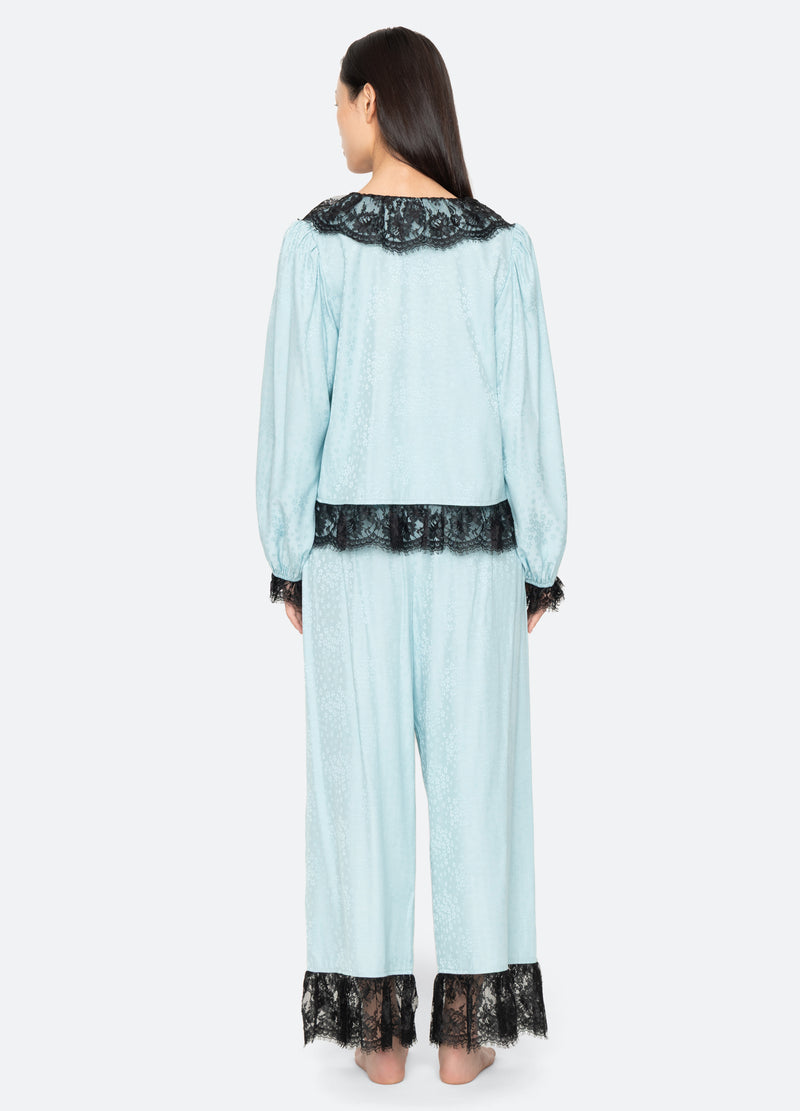 blue-lila pj set-back view - 3