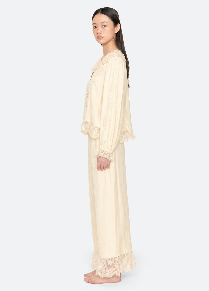 yellow-lila pj set-side view - 13