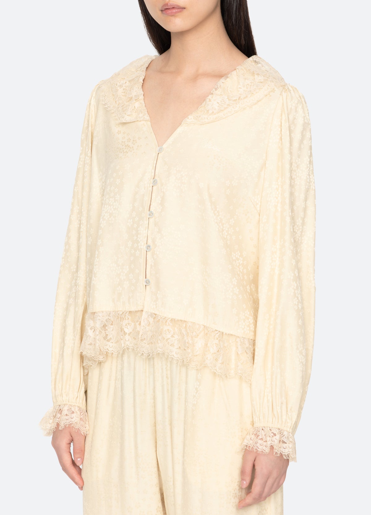 yellow-lila pj set-detail view - 16