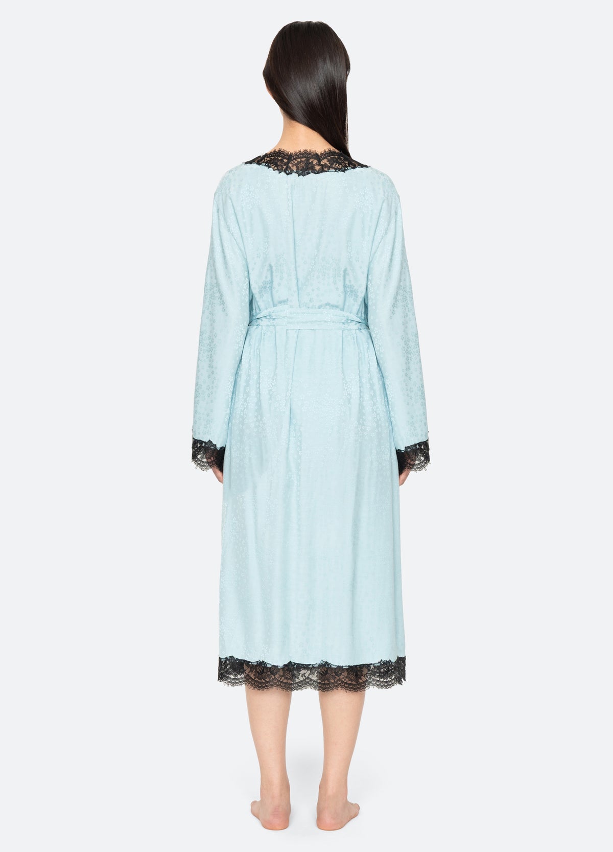 blue-lila robe-back view - 4