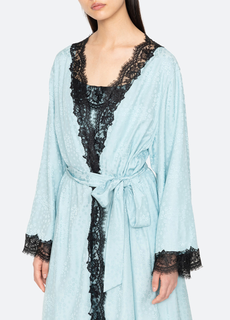 blue-lila robe-detail view - 8