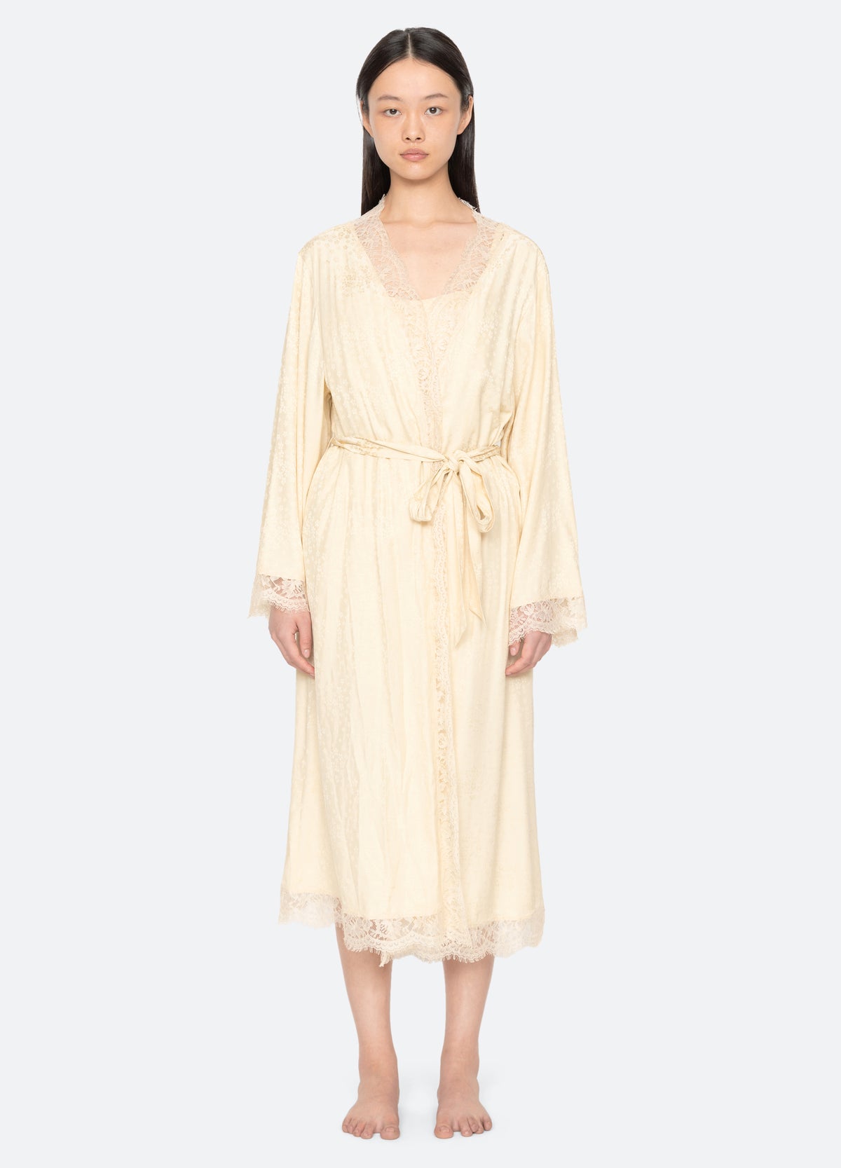 yellow-lila robe-front view - 14