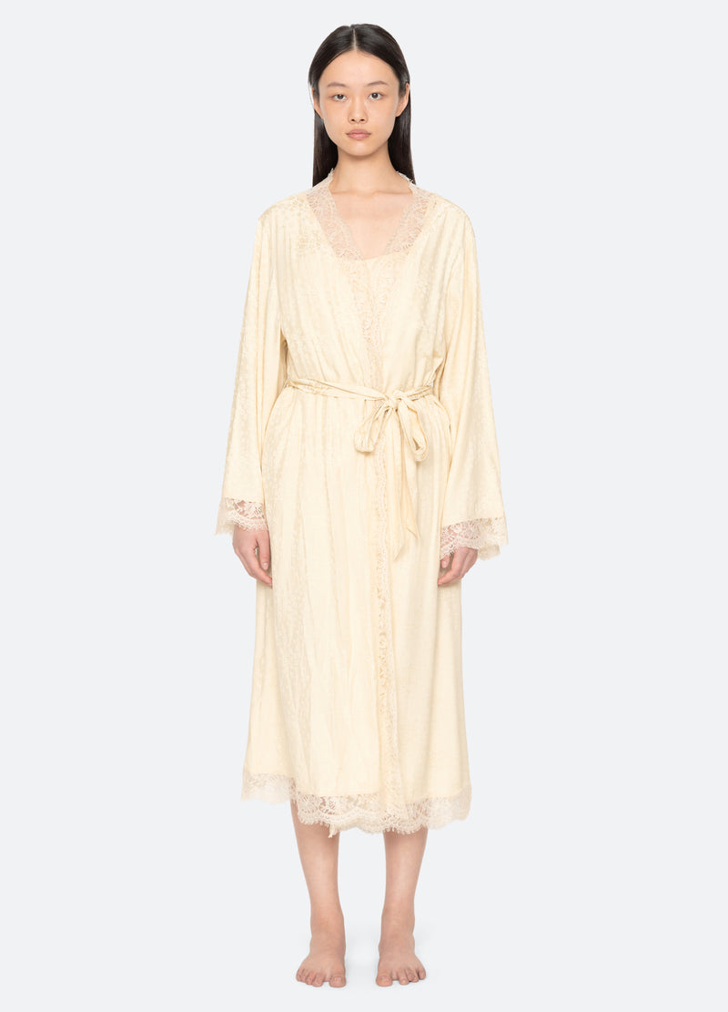 yellow-lila robe-front view - 14