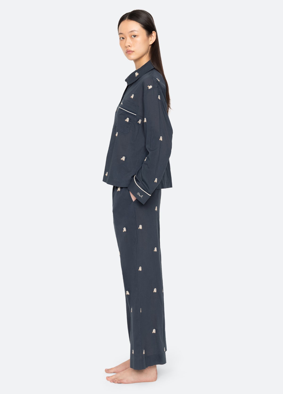 navy-noella PJ set-side view - 5