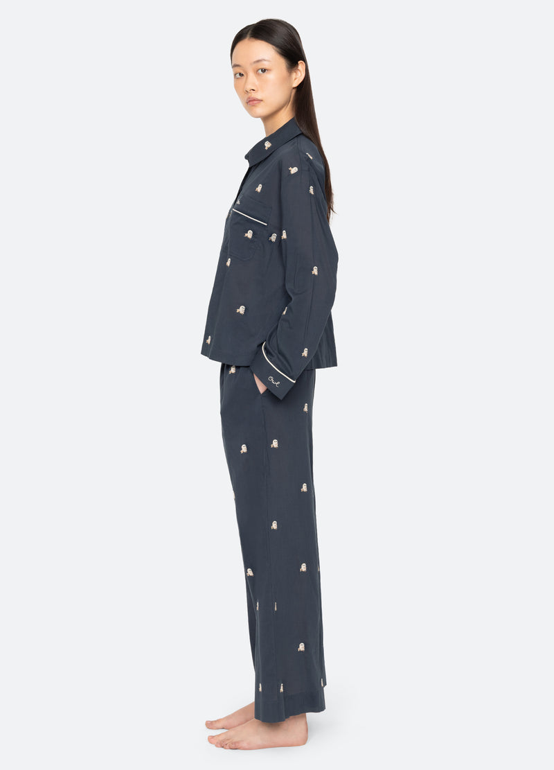 navy-noella PJ set-side view - 5