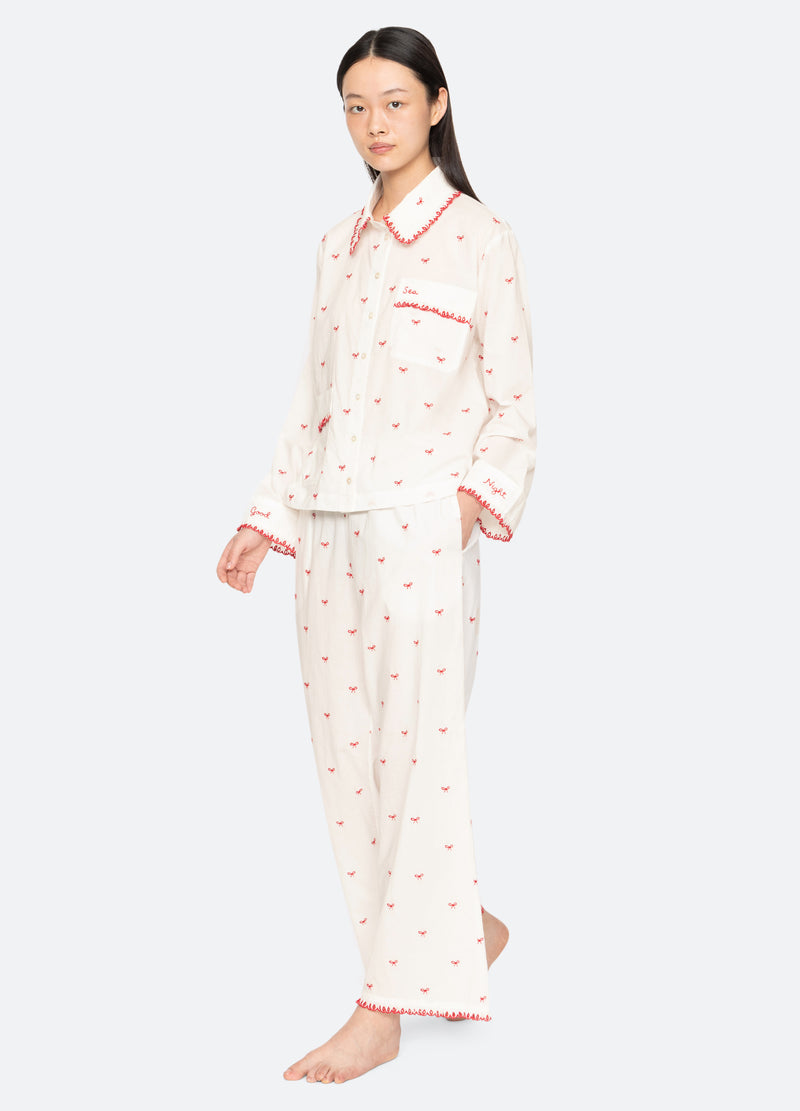 cream-esmee PJ set-front view - 2