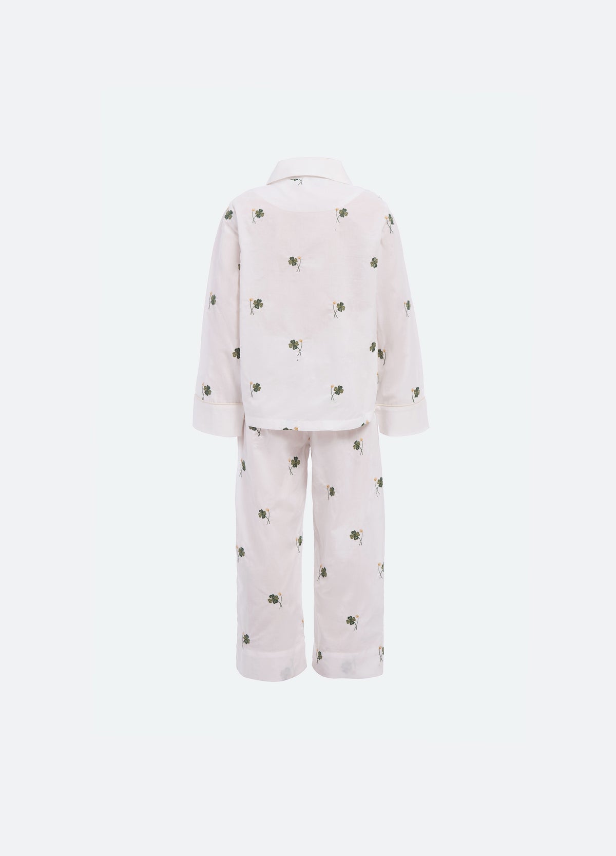 multi-alieen kids pj set-back view - 3