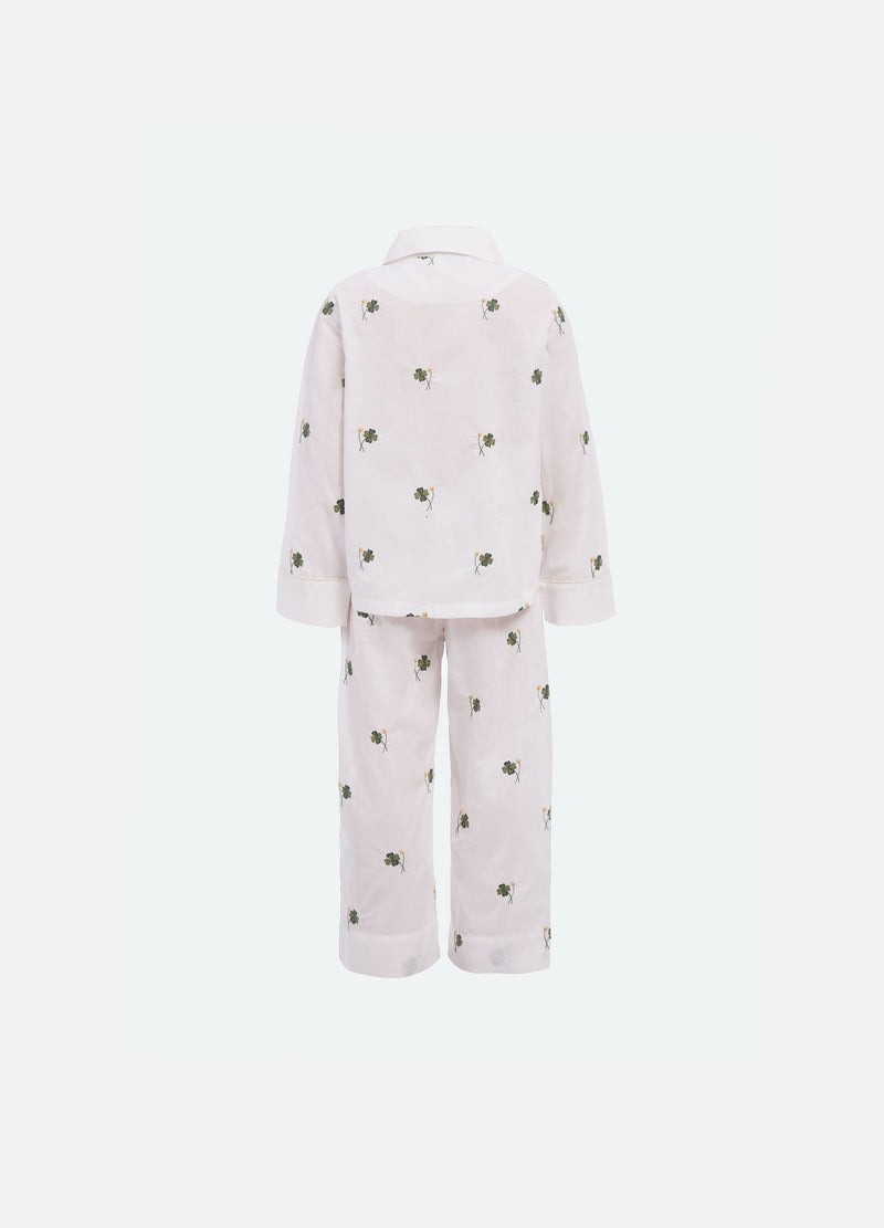 multi-alieen kids pj set-back view - 3