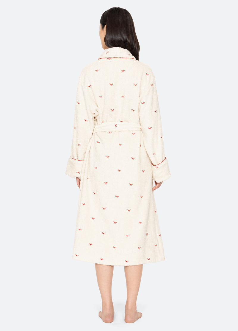 cream-esmee robe-back view - 3