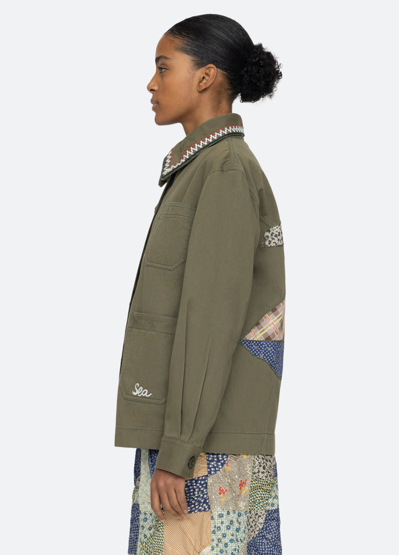army-louie jacket-side view - 4