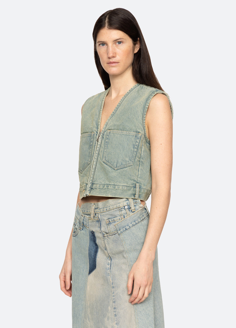 blue-alba vest-three quarter view - 6