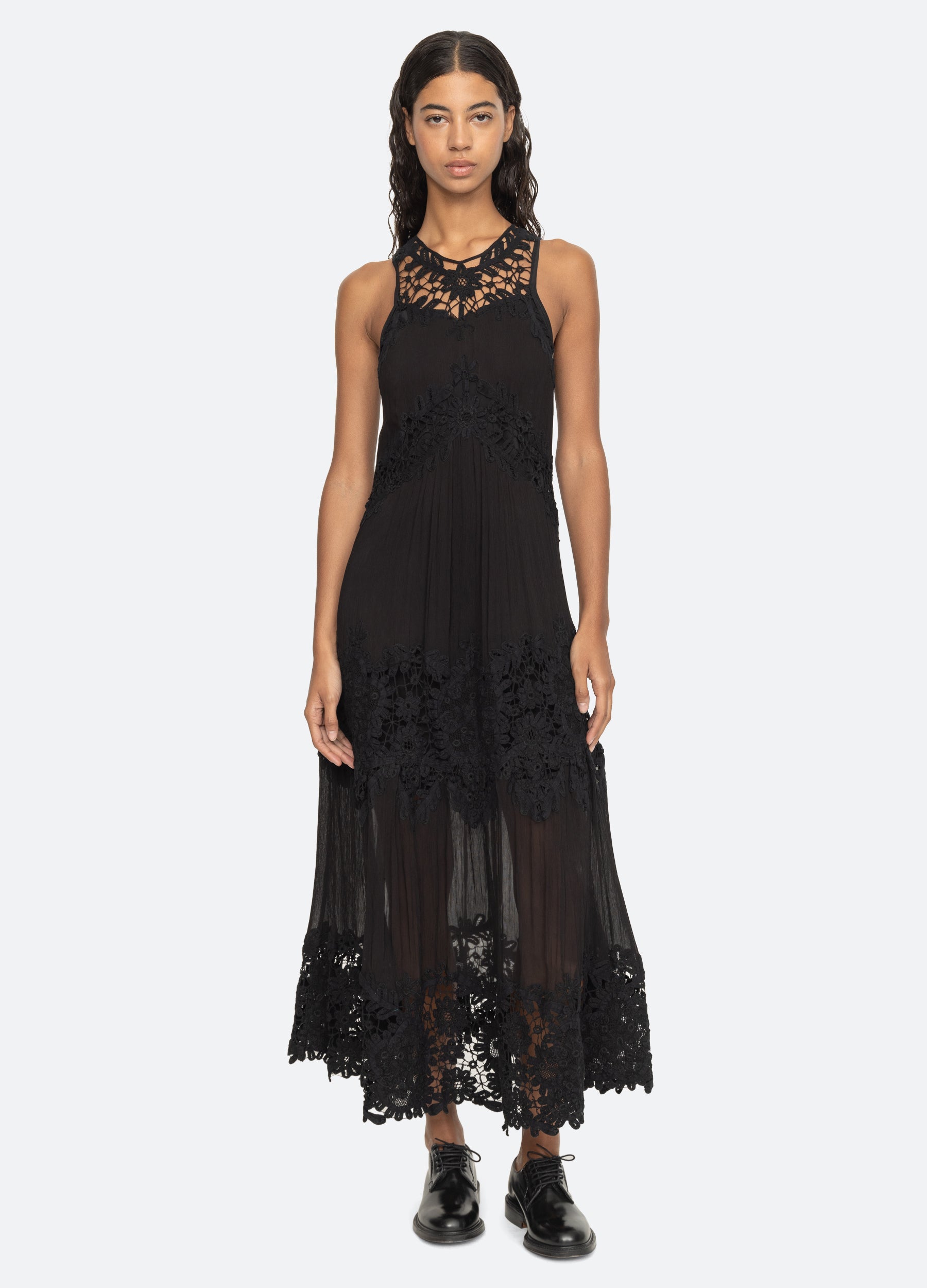 Sea sienna belted tank dress cheap