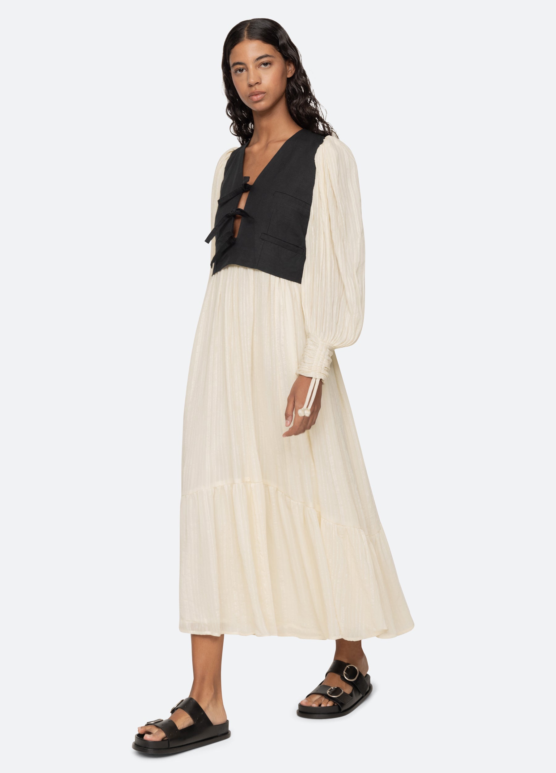 Lara Combo Dress Sea New York