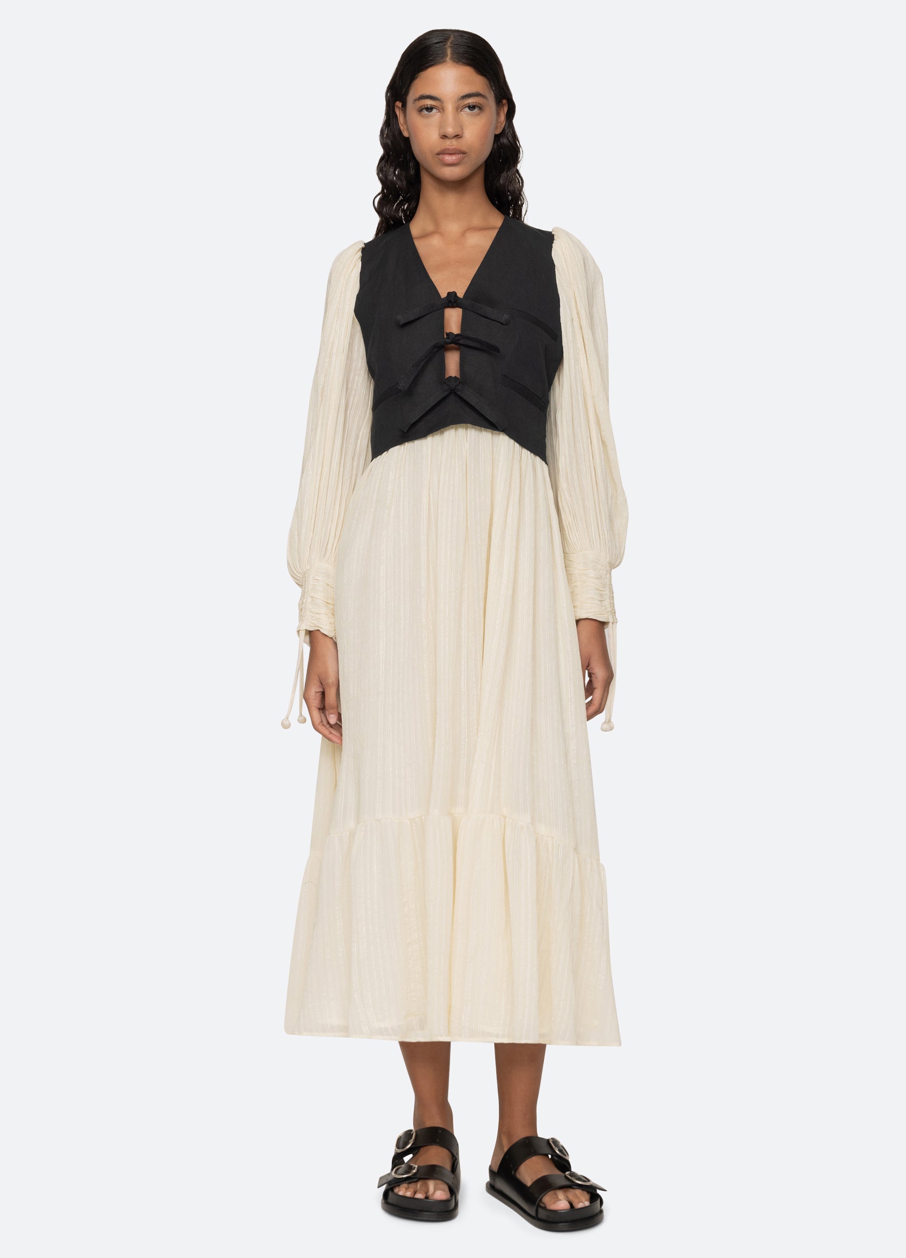 Lara Combo Dress Sea New York