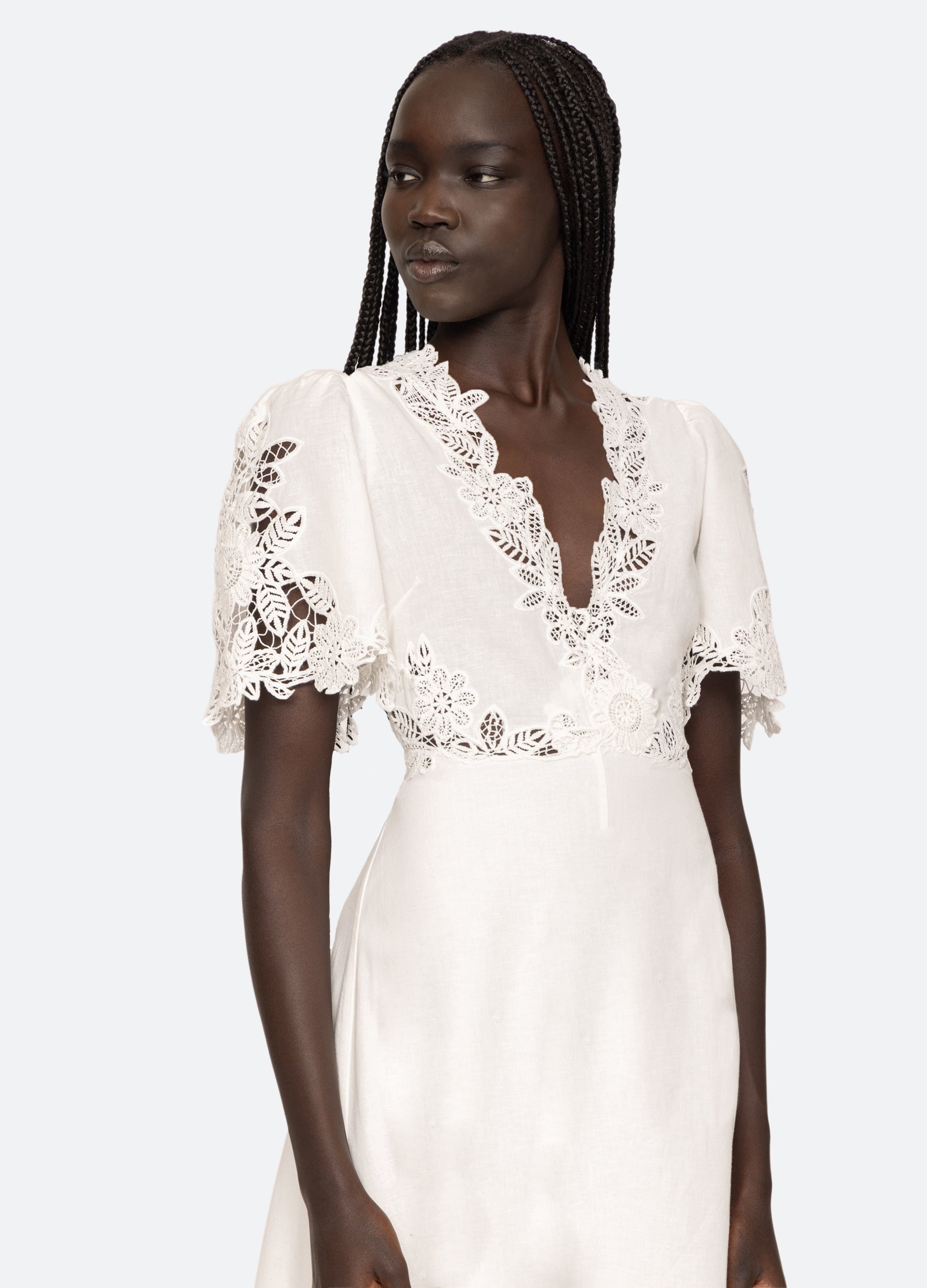 Sea lace dress top