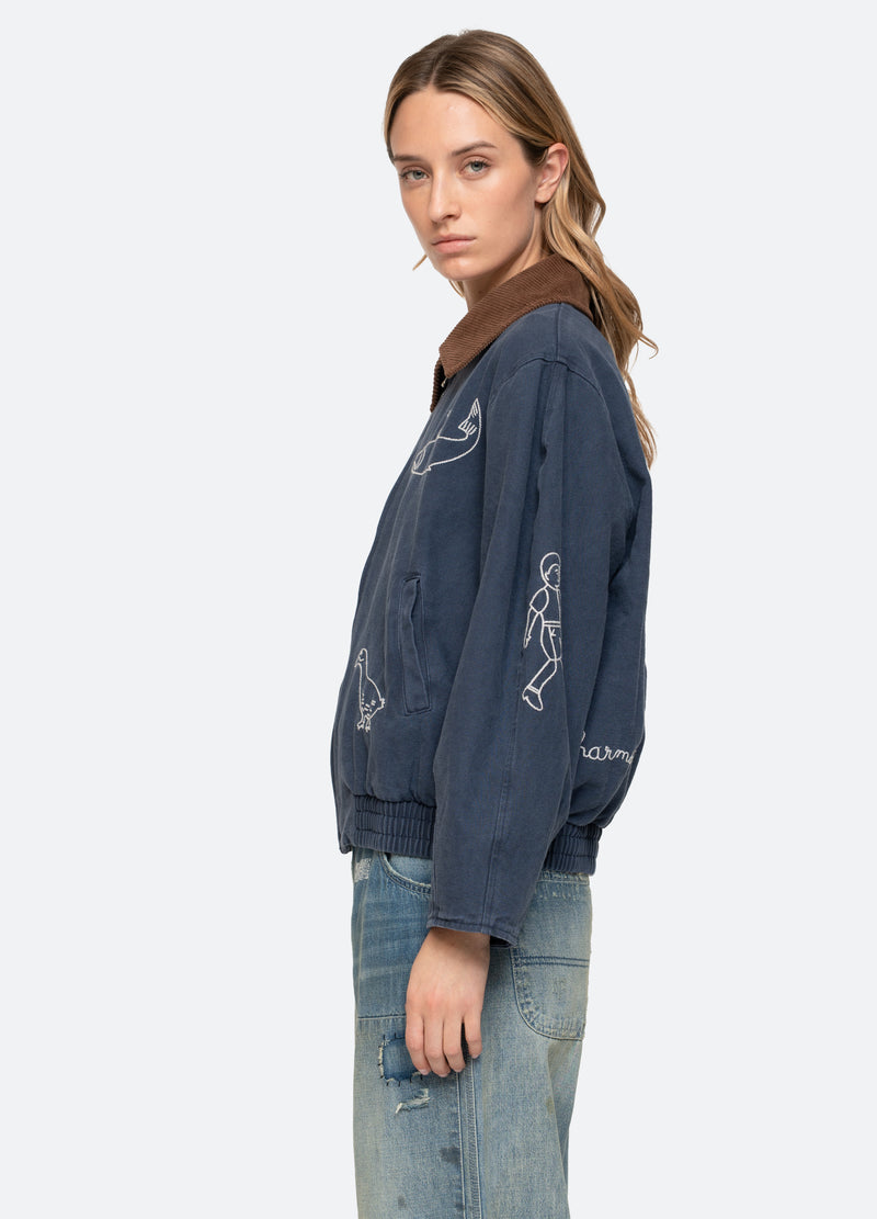 blue-harmony jacket-side view 2 - 5