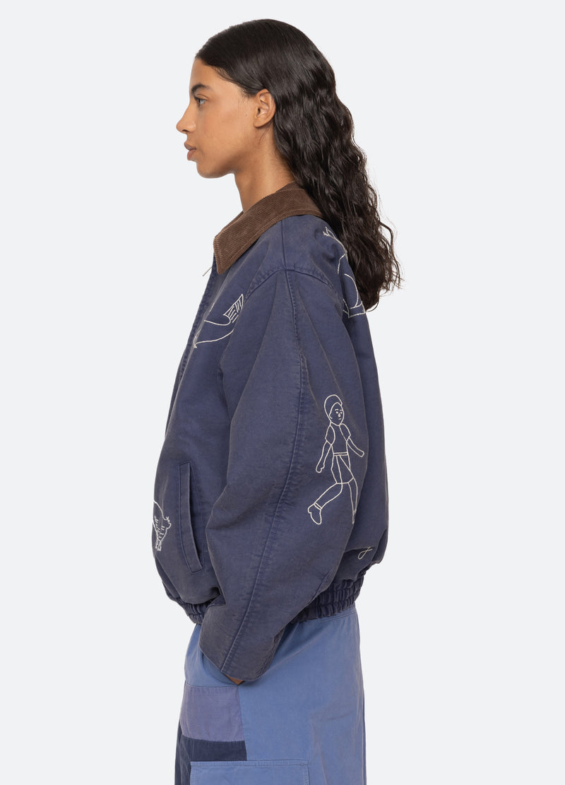 blue-harmony jacket-side view - 5