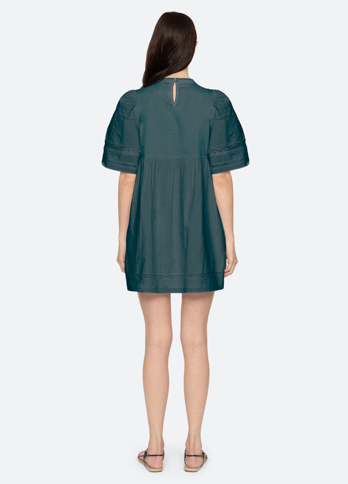 teal-lilith dress-back view - 8