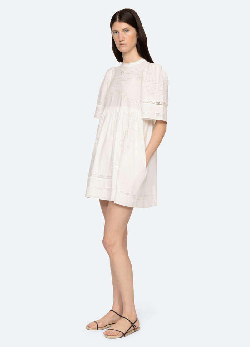 ivory-lilith dress-three quarter view - 5