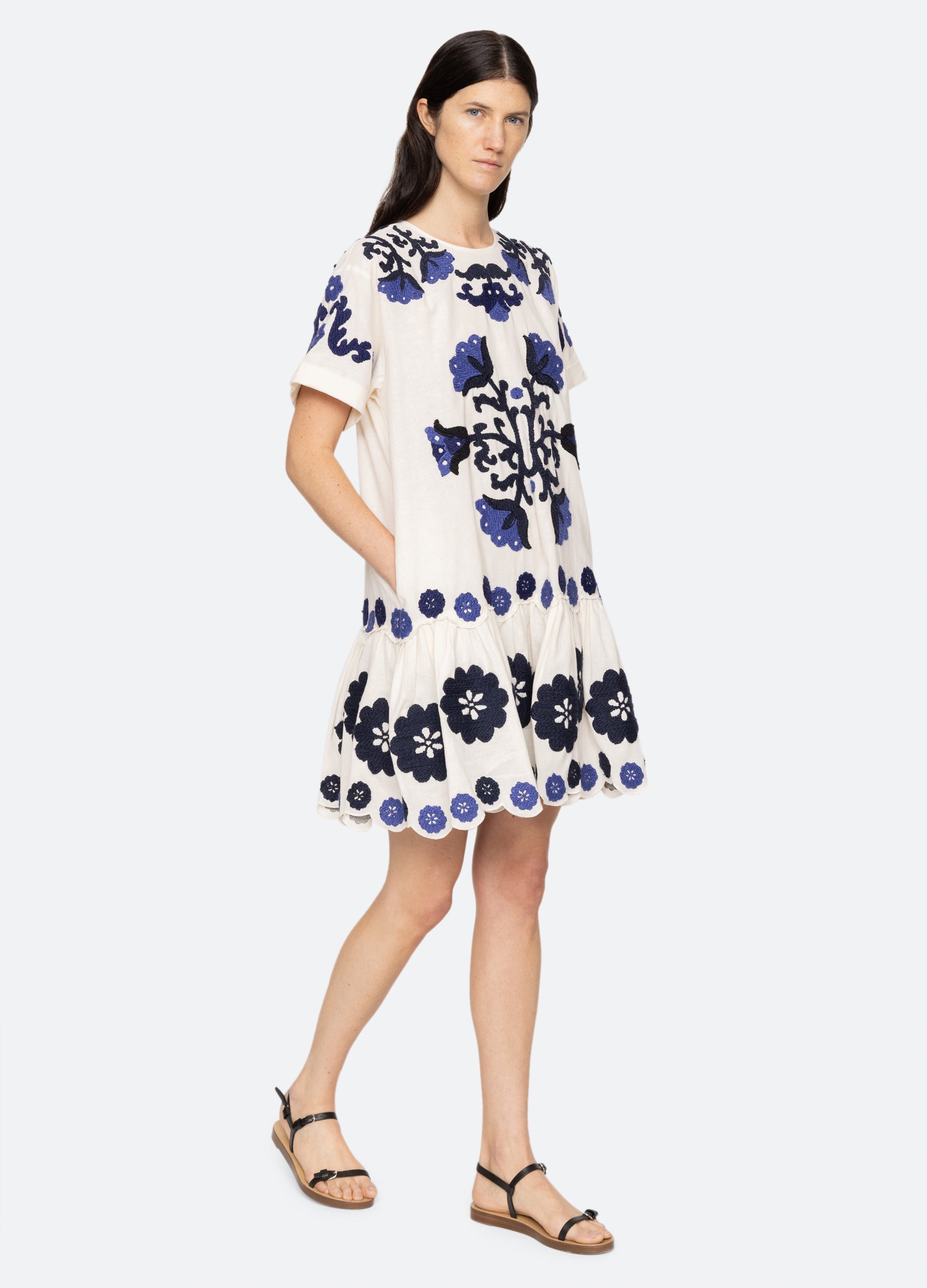 Catrine Mini Dress – Sea, New York