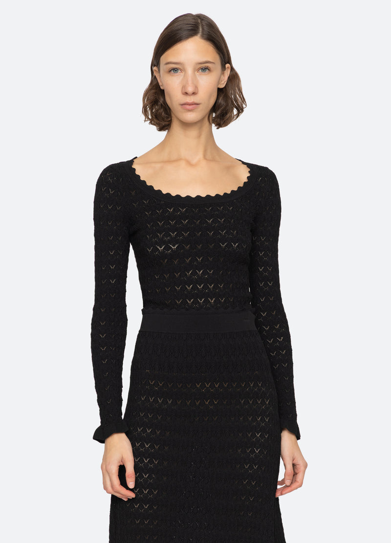 black-rue l/s top-front view - 5