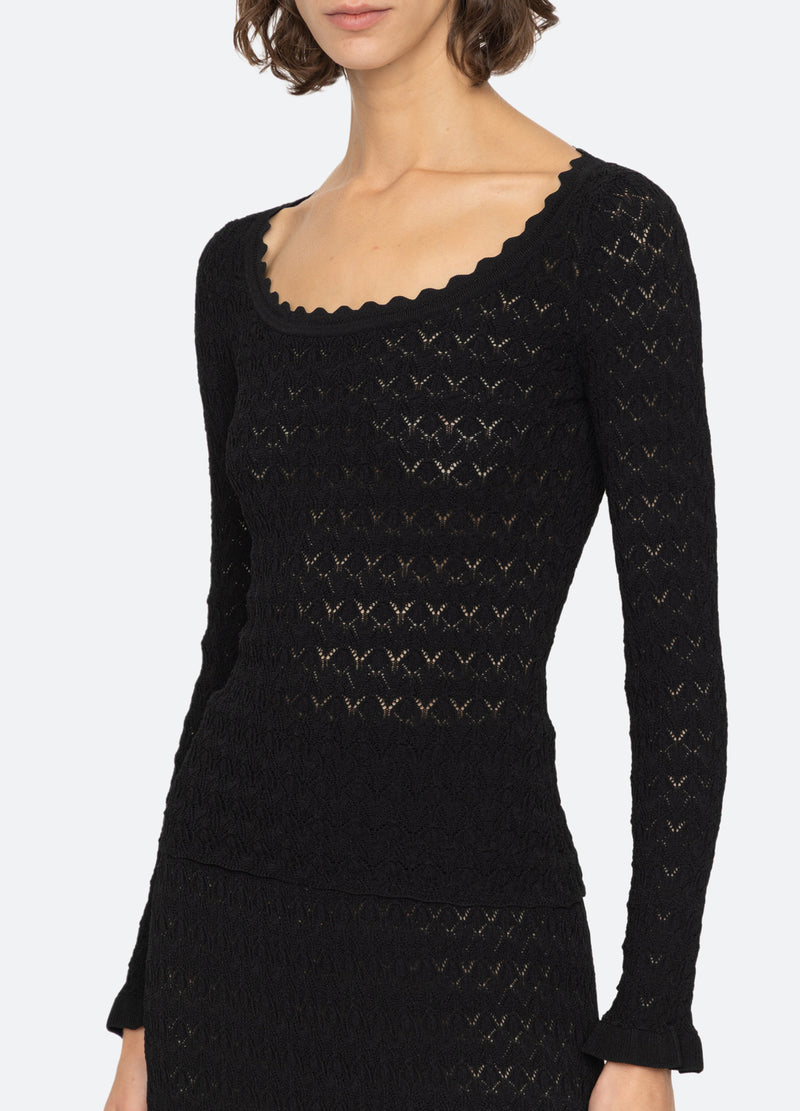 black-rue l/s top-detail view - 6