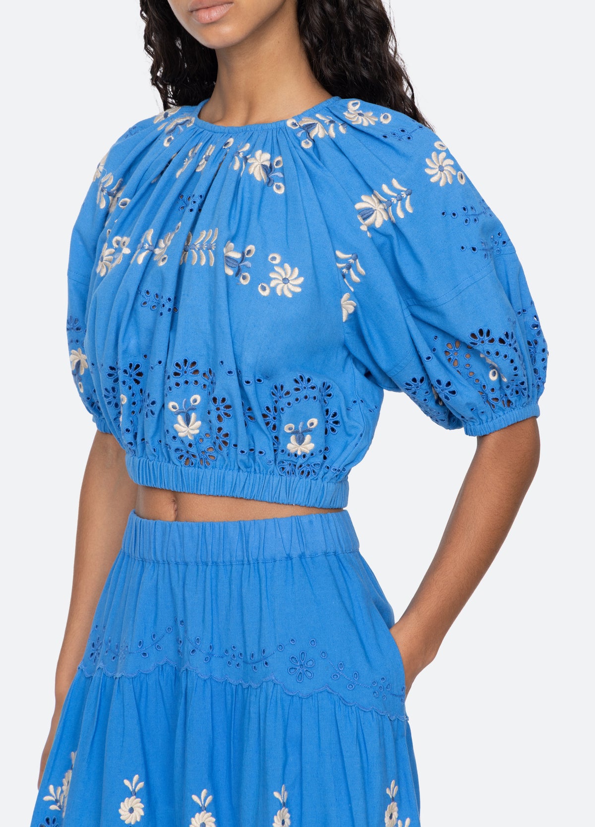 blue-catharina top-detail view - 7