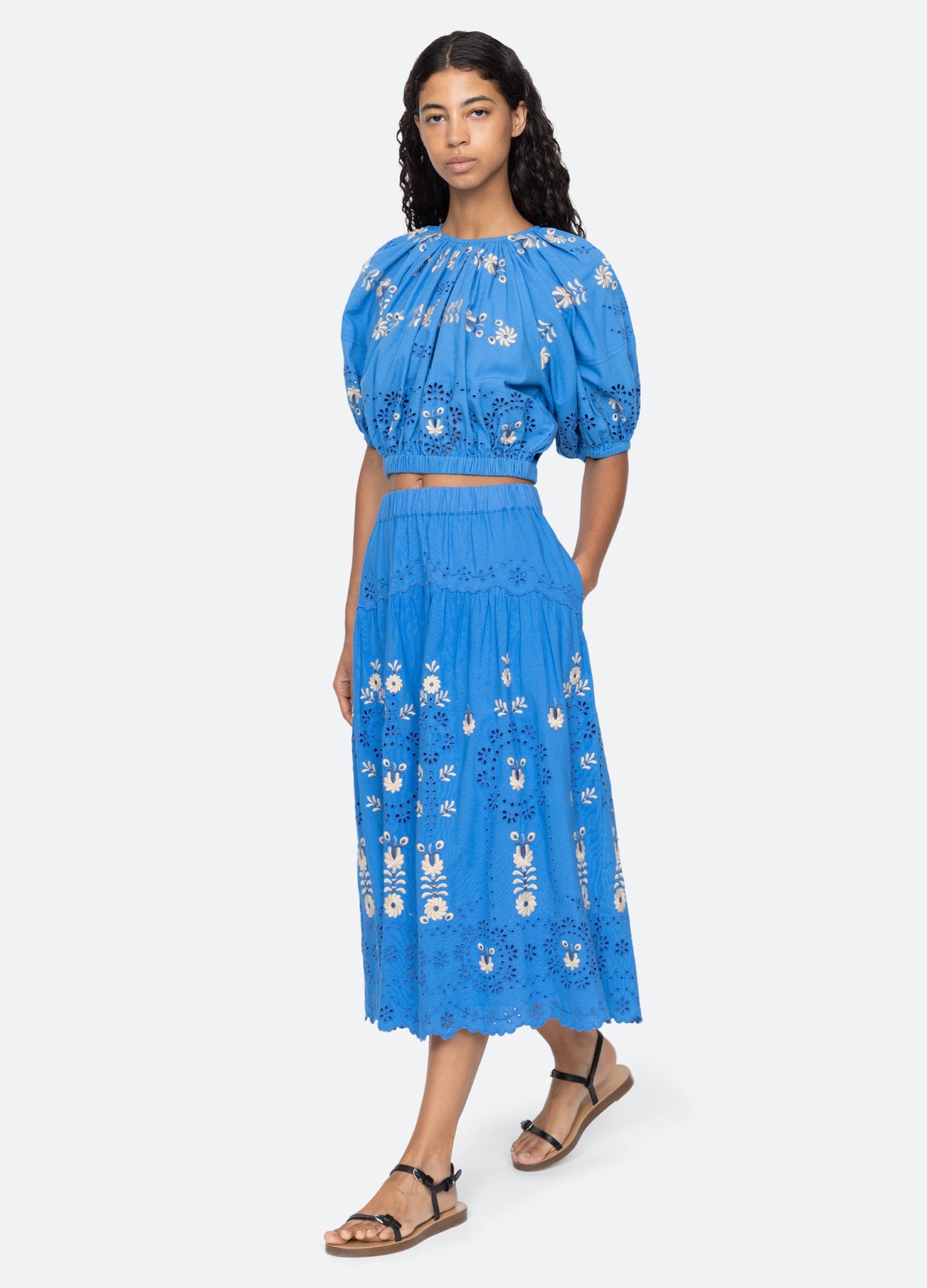 blue-catharina top-full body view - 8