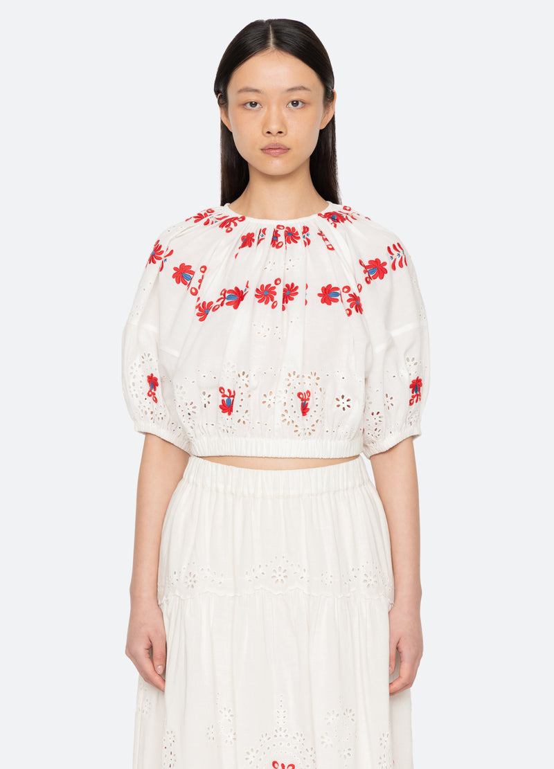 cream-catharina top-front view - 9