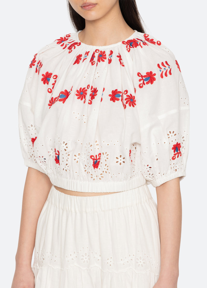 cream-catharina top-detail view - 13