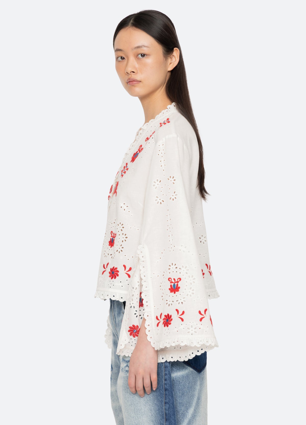cream-catharina l/s top-side view - 3