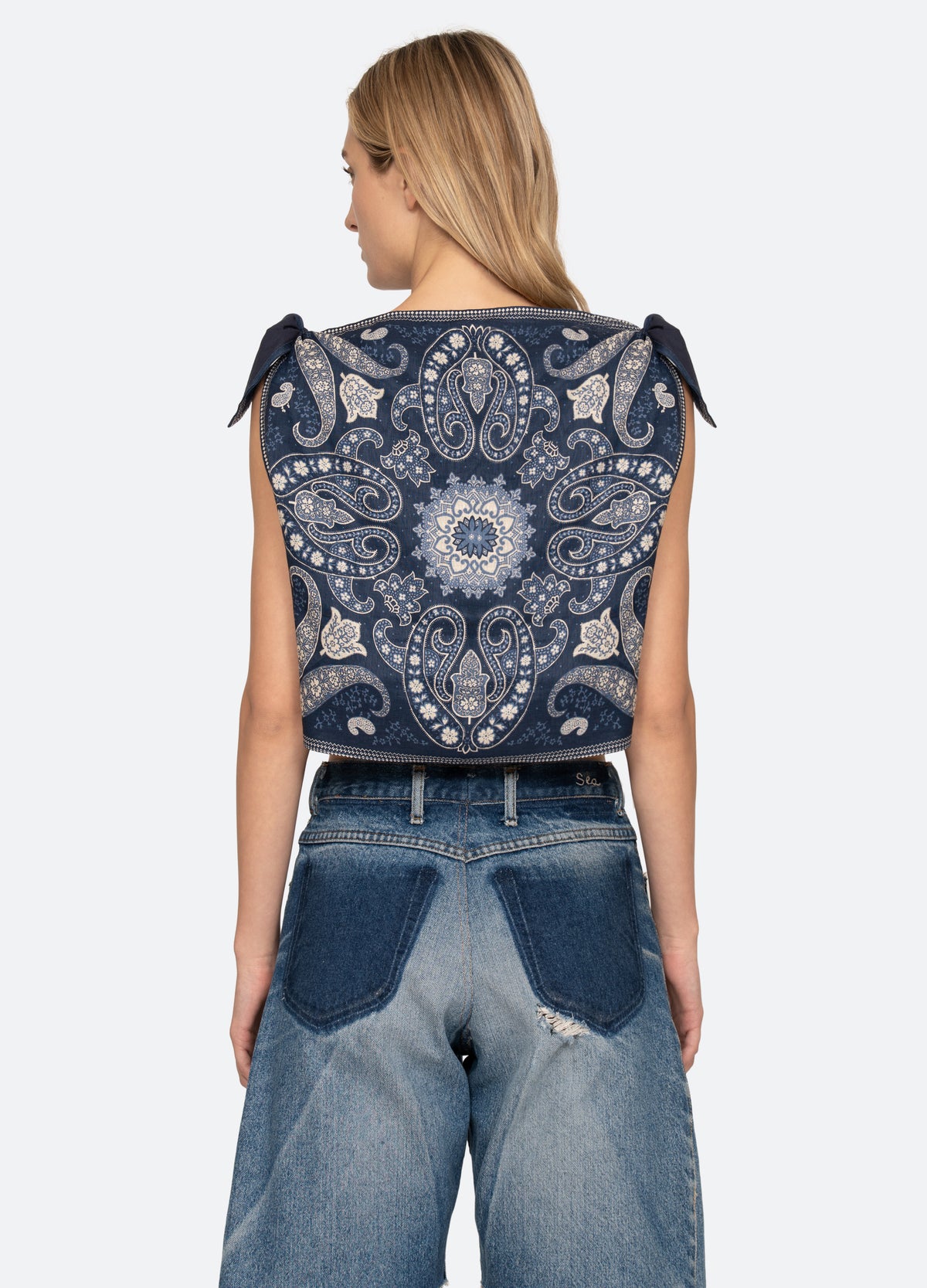 navy-emelina top-back view - 2