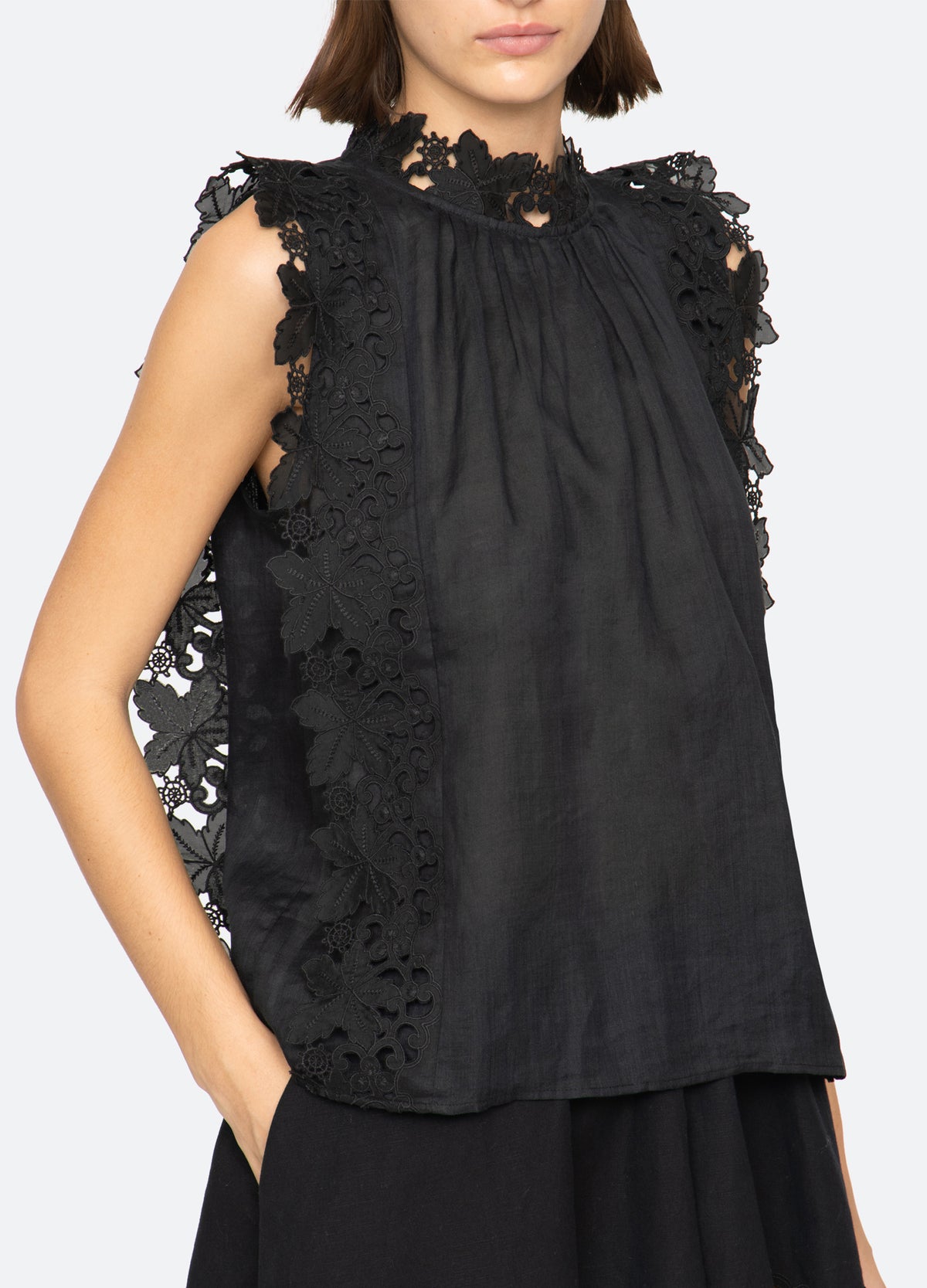 black-eleannora top-detail view - 6