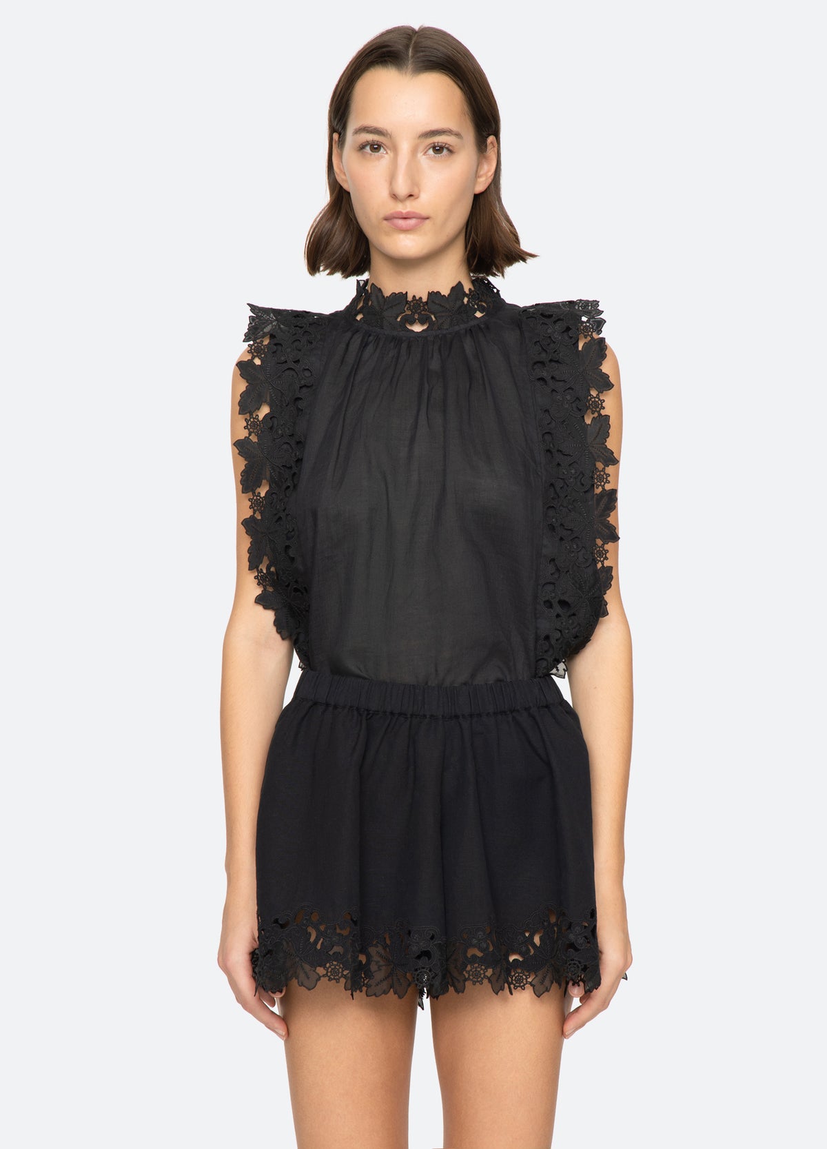 black-eleannora top-front view - 3
