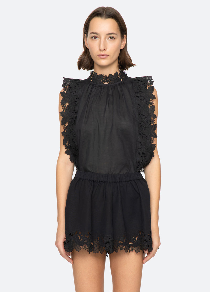black-eleannora top-front view - 3